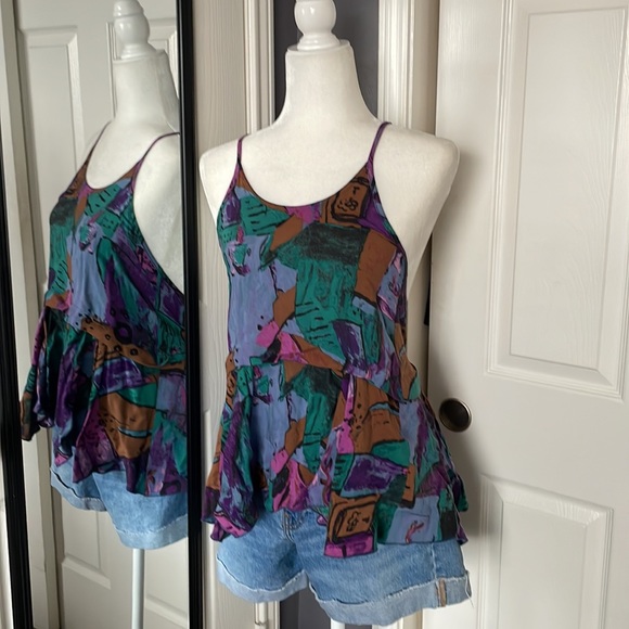 Wilfred abstract print top - Picture 5 of 8